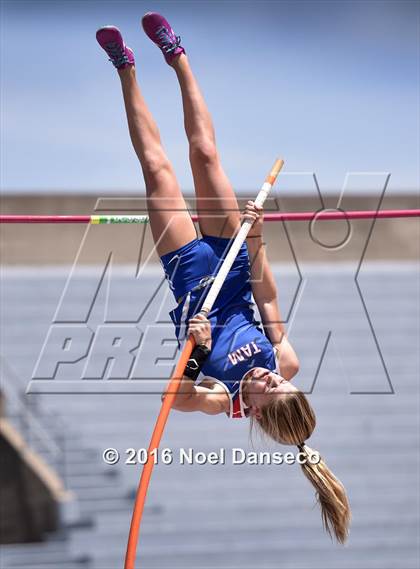 Thumbnail 1 in CIF NCS Masters Track and Field Championships (Girls Pole Vault) photogallery.
