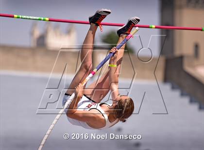 Thumbnail 1 in CIF NCS Masters Track and Field Championships (Girls Pole Vault) photogallery.