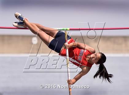 Thumbnail 1 in CIF NCS Masters Track and Field Championships (Girls Pole Vault) photogallery.