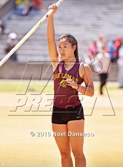 Thumbnail 3 in CIF NCS Masters Track and Field Championships (Girls Pole Vault) photogallery.