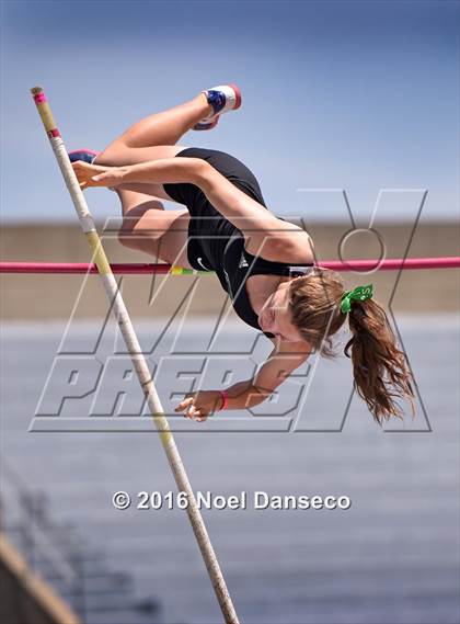 Thumbnail 3 in CIF NCS Masters Track and Field Championships (Girls Pole Vault) photogallery.