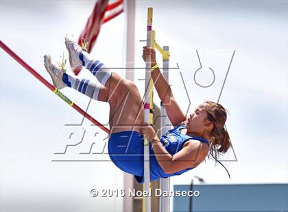 Thumbnail 3 in CIF NCS Masters Track and Field Championships (Girls Pole Vault) photogallery.