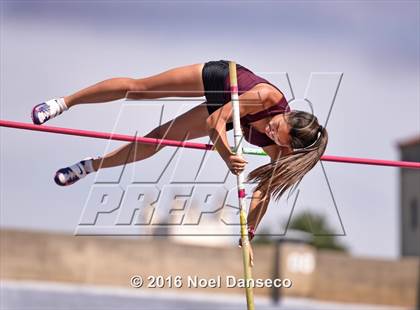 Thumbnail 2 in CIF NCS Masters Track and Field Championships (Girls Pole Vault) photogallery.