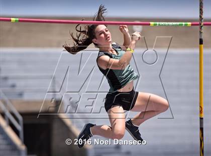 Thumbnail 1 in CIF NCS Masters Track and Field Championships (Girls Pole Vault) photogallery.