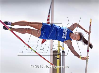 Thumbnail 1 in CIF NCS Masters Track and Field Championships (Girls Pole Vault) photogallery.