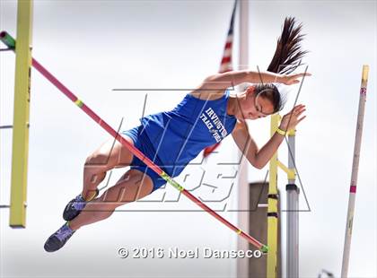 Thumbnail 2 in CIF NCS Masters Track and Field Championships (Girls Pole Vault) photogallery.