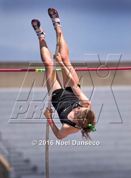 Thumbnail 2 in CIF NCS Masters Track and Field Championships (Girls Pole Vault) photogallery.