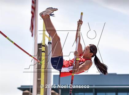 Thumbnail 2 in CIF NCS Masters Track and Field Championships (Girls Pole Vault) photogallery.
