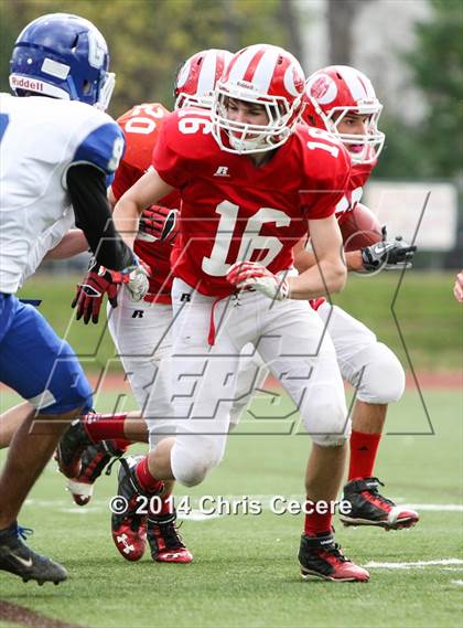 Thumbnail 2 in Geneseo vs. Red Jacket (Section 5 Class D Semifinal) photogallery.