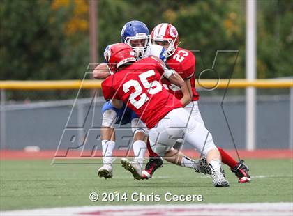 Thumbnail 3 in Geneseo vs. Red Jacket (Section 5 Class D Semifinal) photogallery.