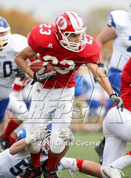 Thumbnail 1 in Geneseo vs. Red Jacket (Section 5 Class D Semifinal) photogallery.