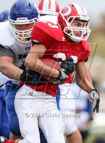 Thumbnail 2 in Geneseo vs. Red Jacket (Section 5 Class D Semifinal) photogallery.