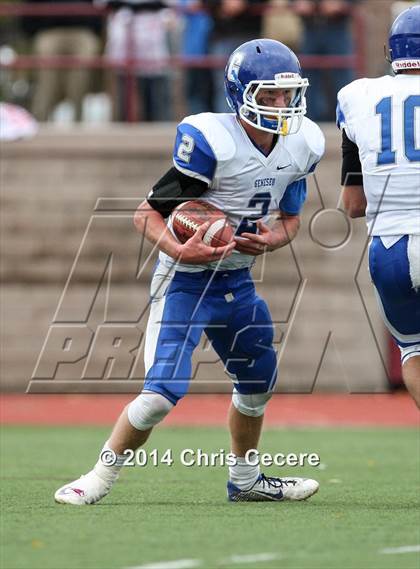 Thumbnail 2 in Geneseo vs. Red Jacket (Section 5 Class D Semifinal) photogallery.