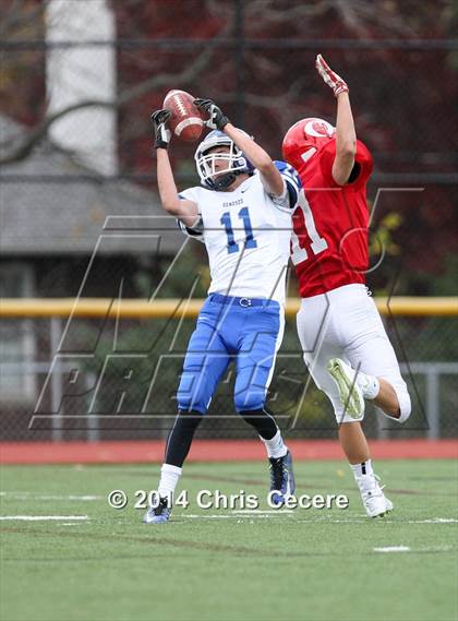 Thumbnail 2 in Geneseo vs. Red Jacket (Section 5 Class D Semifinal) photogallery.
