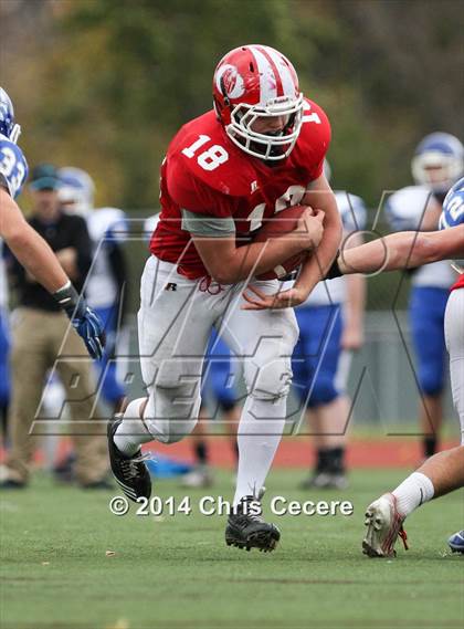 Thumbnail 2 in Geneseo vs. Red Jacket (Section 5 Class D Semifinal) photogallery.