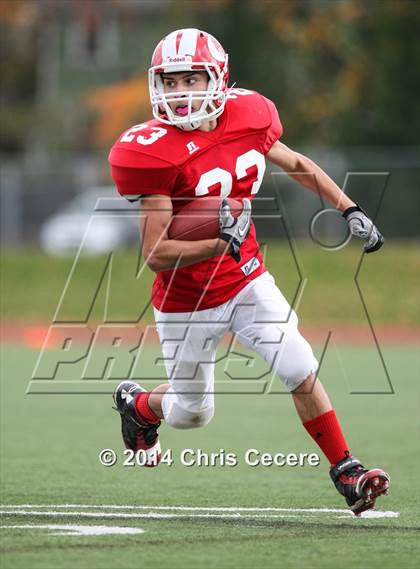 Thumbnail 3 in Geneseo vs. Red Jacket (Section 5 Class D Semifinal) photogallery.