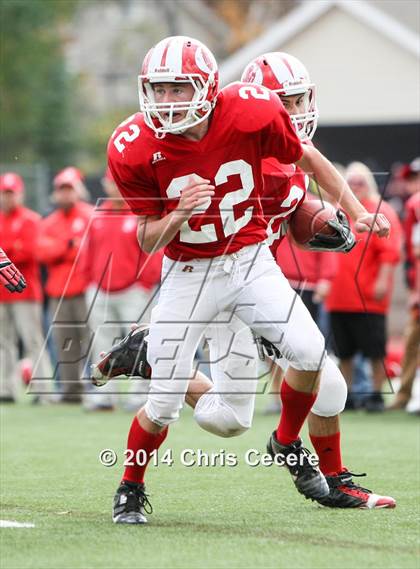 Thumbnail 3 in Geneseo vs. Red Jacket (Section 5 Class D Semifinal) photogallery.