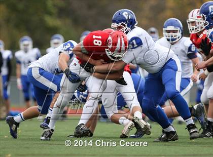 Thumbnail 1 in Geneseo vs. Red Jacket (Section 5 Class D Semifinal) photogallery.