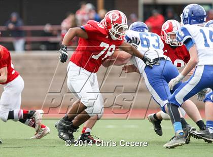 Thumbnail 1 in Geneseo vs. Red Jacket (Section 5 Class D Semifinal) photogallery.