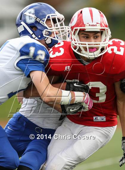 Thumbnail 1 in Geneseo vs. Red Jacket (Section 5 Class D Semifinal) photogallery.