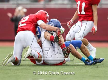 Thumbnail 2 in Geneseo vs. Red Jacket (Section 5 Class D Semifinal) photogallery.