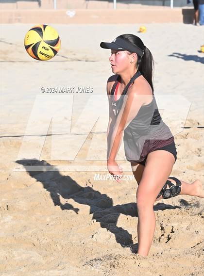 Thumbnail 1 in Gilbert Christian vs. Cicero Prep Academy (AIA DII Pairs Round 1 Playoff) photogallery.