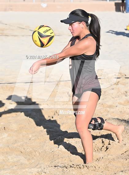 Thumbnail 2 in Gilbert Christian vs. Cicero Prep Academy (AIA DII Pairs Round 1 Playoff) photogallery.