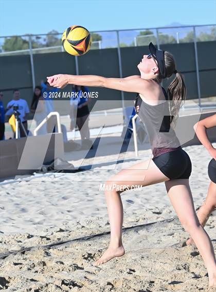 Thumbnail 1 in Gilbert Christian vs. Cicero Prep Academy (AIA DII Pairs Round 1 Playoff) photogallery.