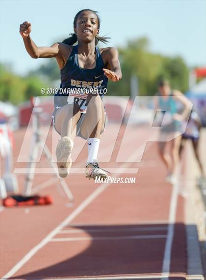 Thumbnail 2 in AIA Track & Field Championships (Girls Long Jump) photogallery.