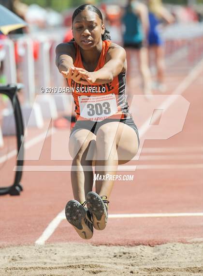 Thumbnail 2 in AIA Track & Field Championships (Girls Long Jump) photogallery.
