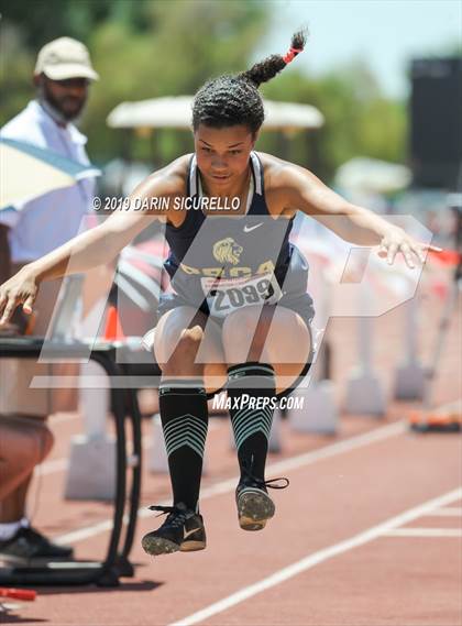 Thumbnail 3 in AIA Track & Field Championships (Girls Long Jump) photogallery.