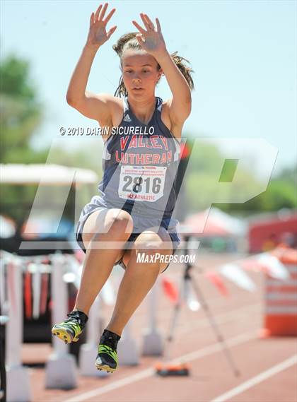 Thumbnail 1 in AIA Track & Field Championships (Girls Long Jump) photogallery.