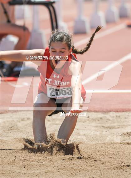 Thumbnail 2 in AIA Track & Field Championships (Girls Long Jump) photogallery.