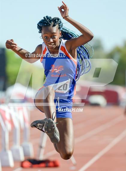 Thumbnail 3 in AIA Track & Field Championships (Girls Long Jump) photogallery.