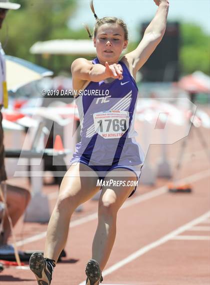 Thumbnail 3 in AIA Track & Field Championships (Girls Long Jump) photogallery.