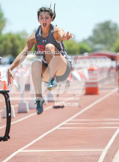 Thumbnail 2 in AIA Track & Field Championships (Girls Long Jump) photogallery.