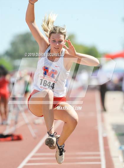 Thumbnail 2 in AIA Track & Field Championships (Girls Long Jump) photogallery.