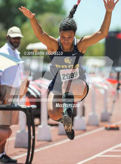 Thumbnail 2 in AIA Track & Field Championships (Girls Long Jump) photogallery.