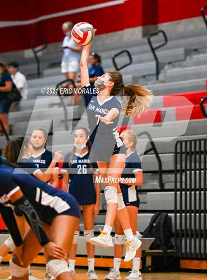 Thumbnail 2 in San Dieguito Academy vs San Marcos (SUHI JV Tournament) photogallery.