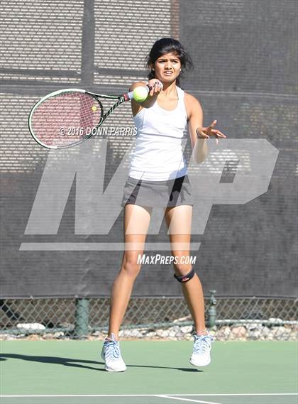 Thumbnail 1 in Harvard-Westlake vs. Clovis North (CIF SoCal Regional Team Tennis Championships) photogallery.