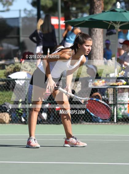 Thumbnail 1 in Harvard-Westlake vs. Clovis North (CIF SoCal Regional Team Tennis Championships) photogallery.