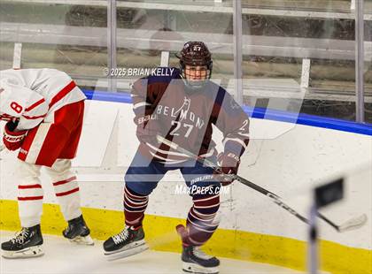 Thumbnail 2 in Belmont vs Hingham (Ed Burns Tournament Round 2) photogallery.