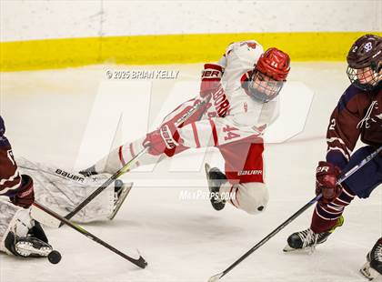 Thumbnail 2 in Belmont vs Hingham (Ed Burns Tournament Round 2) photogallery.