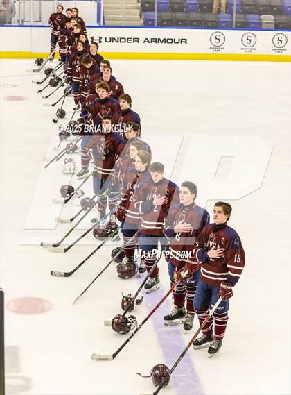 Thumbnail 1 in Belmont vs Hingham (Ed Burns Tournament Round 2) photogallery.