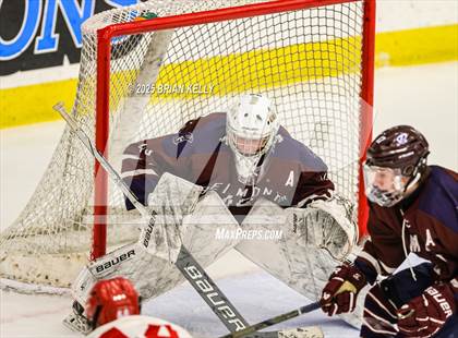 Thumbnail 2 in Belmont vs Hingham (Ed Burns Tournament Round 2) photogallery.