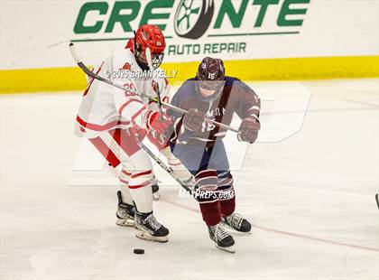 Thumbnail 2 in Belmont vs Hingham (Ed Burns Tournament Round 2) photogallery.