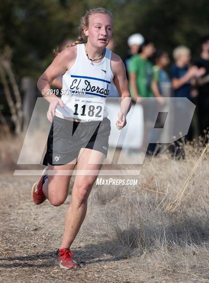 Thumbnail 1 in CIF Sac-Joaquin Section Cross Country Championships (D4&5 Girls) photogallery.