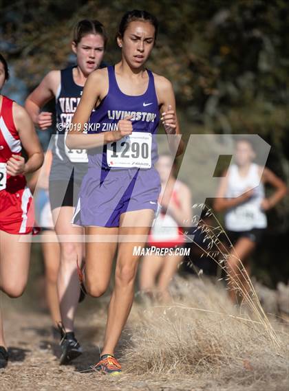 Thumbnail 2 in CIF Sac-Joaquin Section Cross Country Championships (D4&5 Girls) photogallery.
