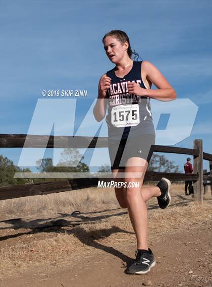 Thumbnail 3 in CIF Sac-Joaquin Section Cross Country Championships (D4&5 Girls) photogallery.
