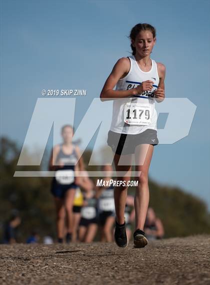 Thumbnail 2 in CIF Sac-Joaquin Section Cross Country Championships (D4&5 Girls) photogallery.